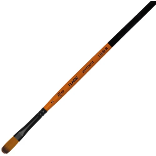 Синтетика овальная FLAME 1368FR, №2, к.р. ,кисть ROSA
