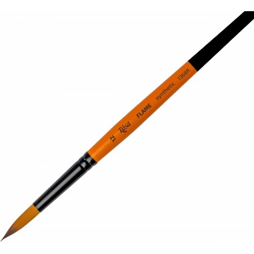 Синтетика круглая FLAME 1368R, №12, к.р. кисть ROSA