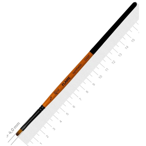 Синтетика плоская  FLAME 1368F, №00, к.р.  кисть ROSA