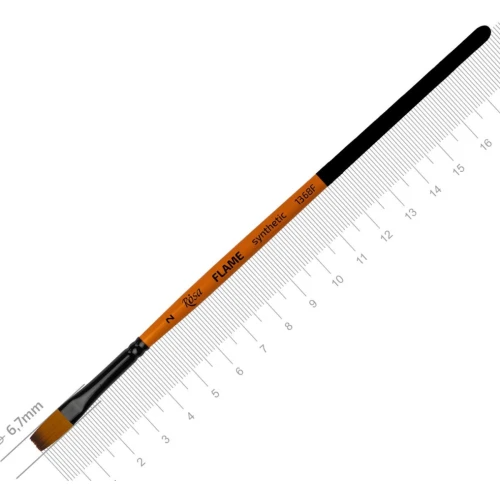 Синтетика плоская  FLAME 1368F, №2, к.р.  кисть ROSA