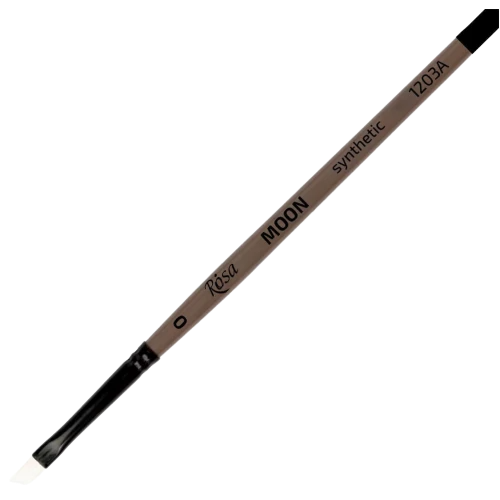 Синтетика угловая  MOON 1203A, №0, к.р. ,кисть ROSA