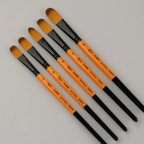 Синтетика овальная FLAME 1368FR, №16, к.р. ,кисть ROSA 3