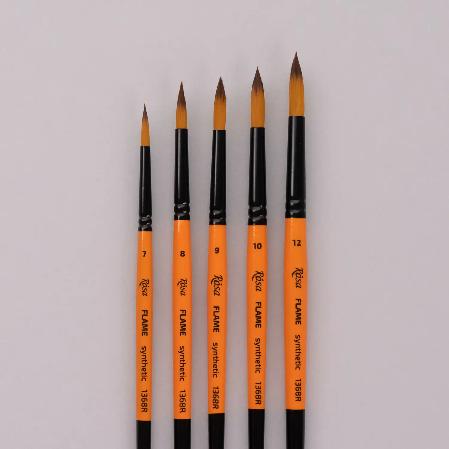 Синтетика кругла, FLAME 1368R, №1, к.р. пензель ROSA 2