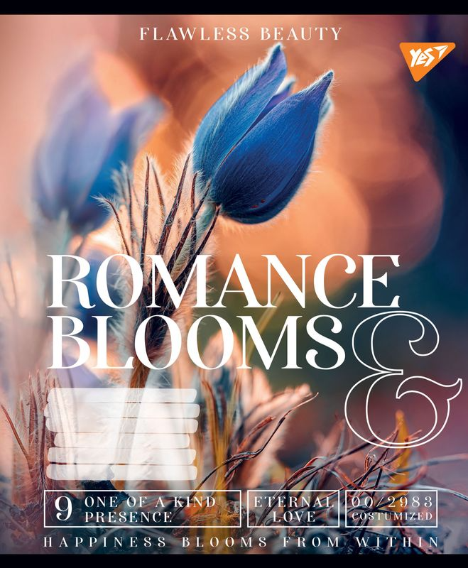 Тетрадь 48 лин. YES Romance blooms, 766460 1