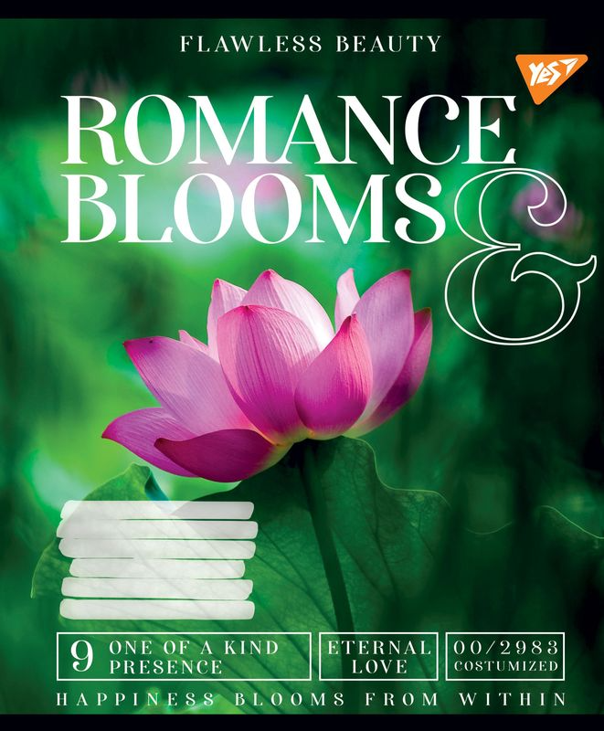 Тетрадь 48 лин. YES Romance blooms, 766460 2