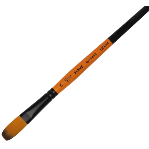 Синтетика овальная FLAME 1368FR, №14, к.р. ,кисть ROSA