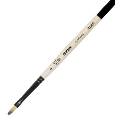 Синтетика овальная BREEZE 1226FR, №0, к.р.,кисть ROSA