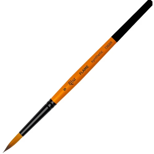 Синтетика круглая FLAME 1368R, №9, к.р.. кисть ROSA