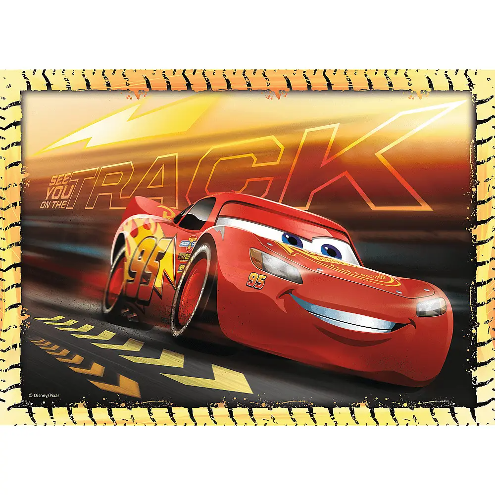 Пазл "4 в 1" - Напоготові, вперед!/Disney Cars 3, Trefl, 34608 2