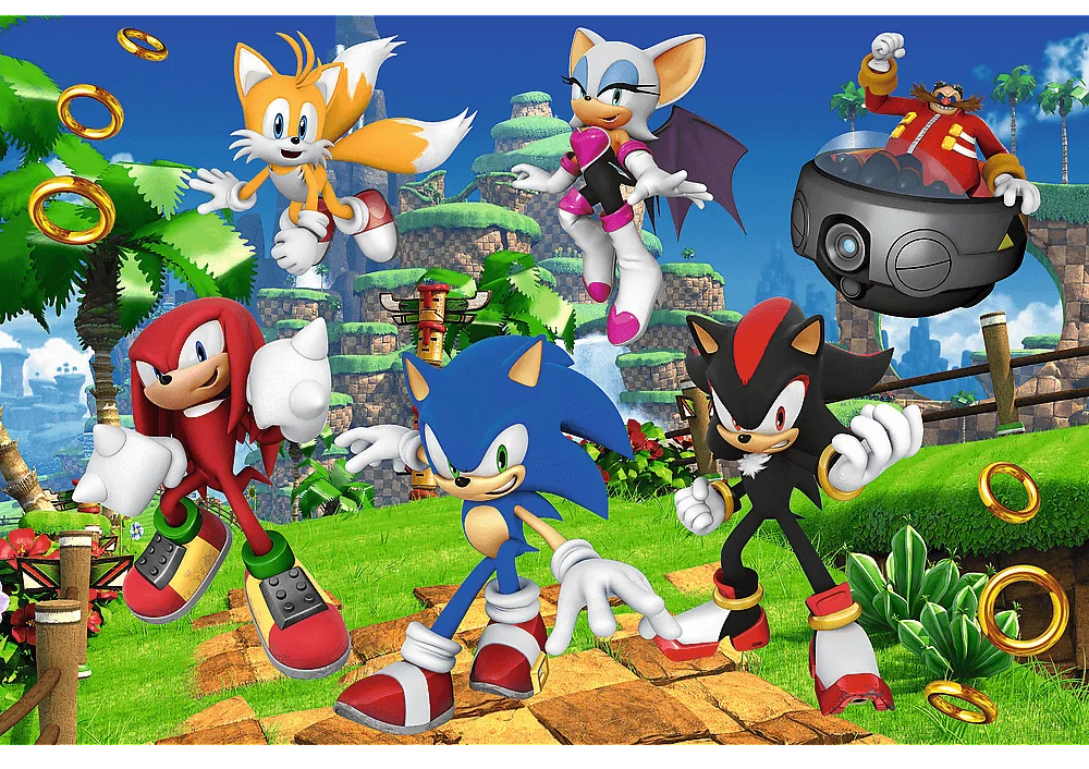 Пазл "160" - Соник і друзі/SEGA Sonic The Headgehod, Trefl, 15421 2