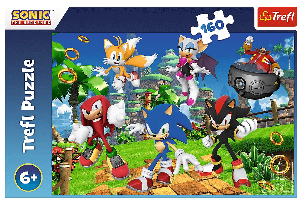 Пазл "160" - Соник і друзі/SEGA Sonic The Headgehod, Trefl, 15421 1