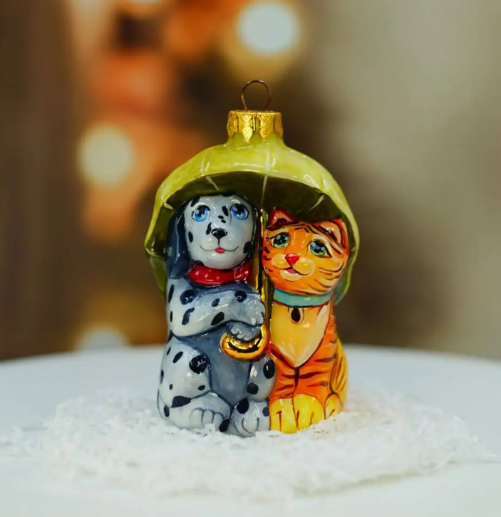 Іграшка ялинкова "Вусаті друзі", MarryChupmas