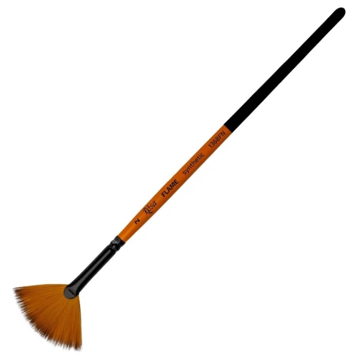 Синтетика веерная FLAME 1368FN, №2, к.р. кисть ROSA