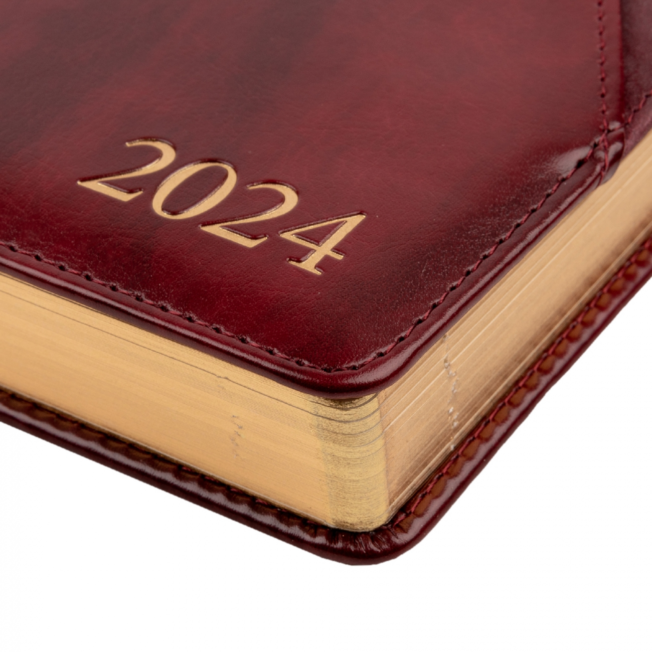 Ежедневник датированный А5 2024, "Whisky", твердый, 368 стр., бордо, 252449, Leo Planner 2