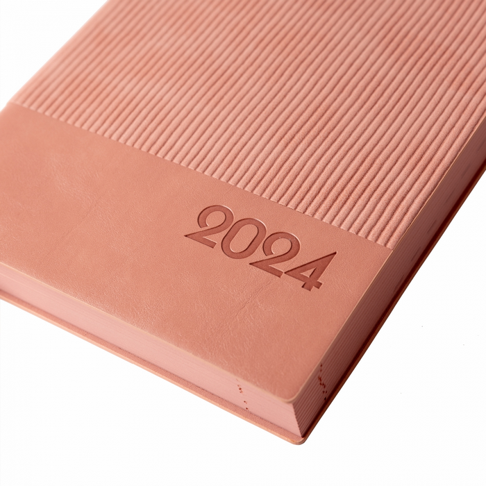 Ежедневник датированный А5 2024, "Velvet", мягкий, 368 стр., розовый, 252430, Leo Planner 4