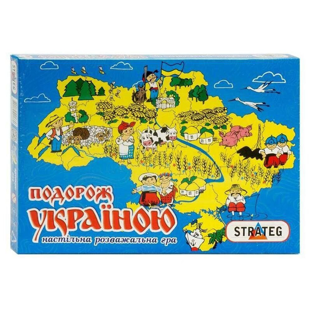 Гра настільна "Подорож Україною" (укр) 59, ТМ "Strateg" 2