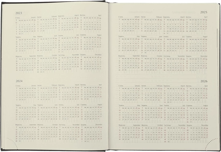 Щоденник датований A5, 2024, Gentle, зелений, BM.2109-04 6