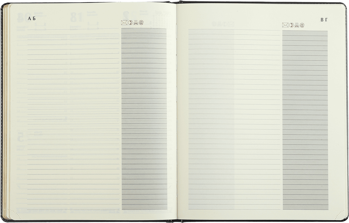 Еженедельник датированный А4, 2024, Bravo, синий, BM.2780-02 8