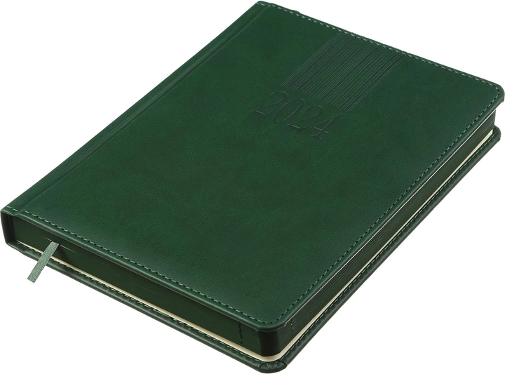 Ежедневник датированный A5, 2024, Code, зеленый, BM.2142-04 1