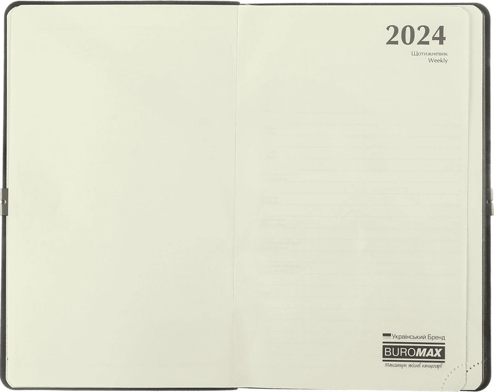 Еженедельник датированный А5, 2024, Velour, черный, BM.2710-01 3