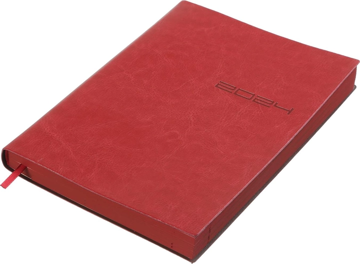 Щоденник датований A5, 2024, Ideal, червоний, BM.2175-05 1