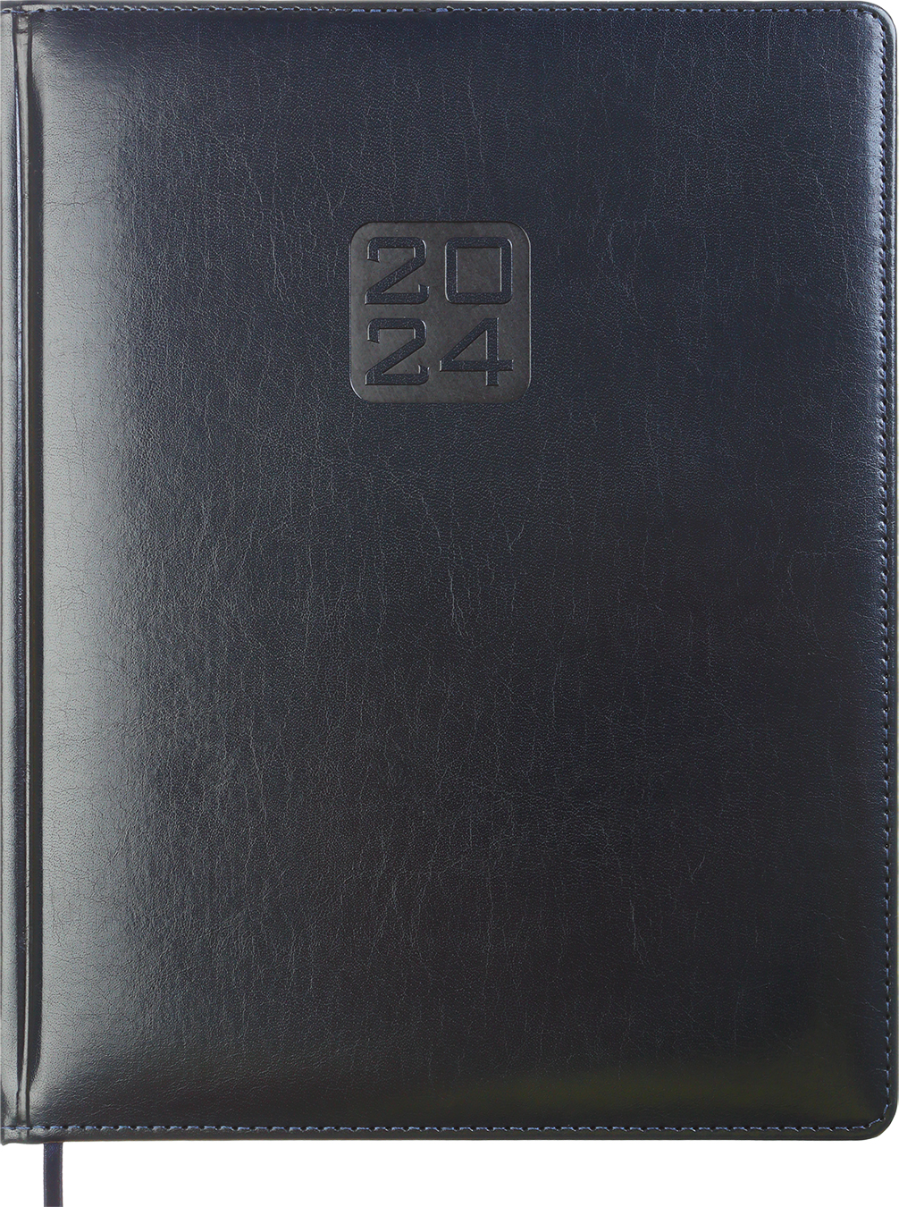Еженедельник датированный А4, 2024, Bravo, синий, BM.2780-02