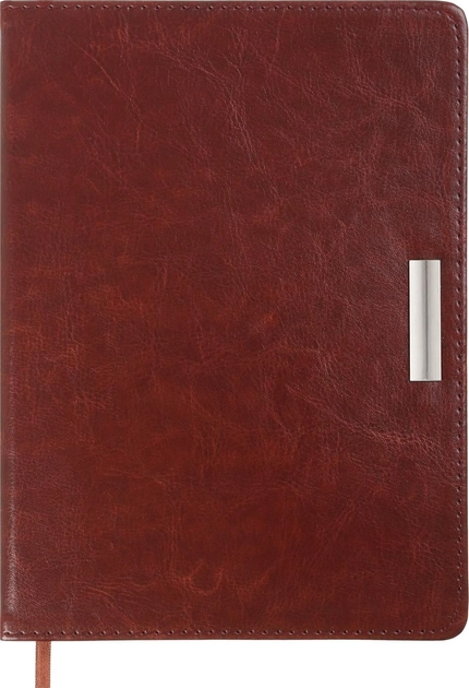 Щоденник датований A5, 2024, Salerno, коричневий, BM.2133-25