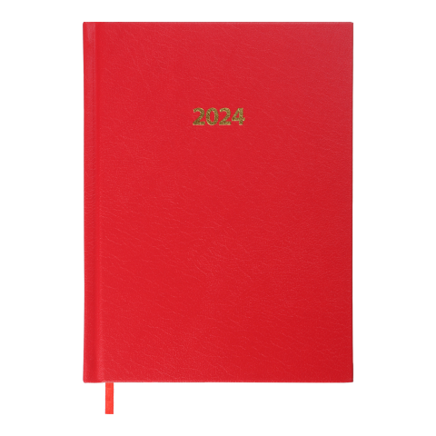 Щоденник датований A5, 2024, Strong, червоний, BM.2129-05