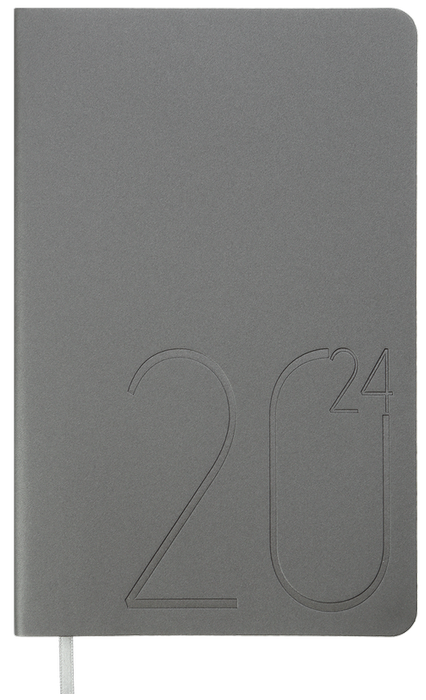 Еженедельник датированный А5, 2024, Steel, серебро, BM.2709-24