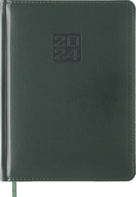 Щоденник датований A5, 2024, Bravo, зелений, BM.2112-04