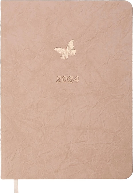 Щоденник датований A5, 2024, Dolce, рожевий, BM.2140-10