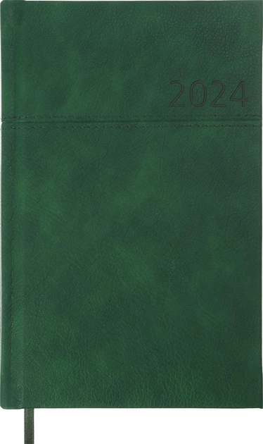 Щоденник датований A5, 2024, Orion, зелений, BM.2150-04