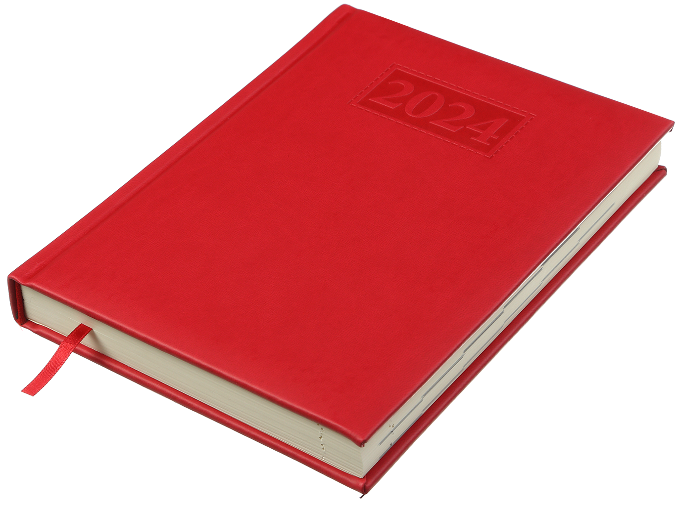 Щоденник датований A5, 2024, Gentle, червоний, BM.2109-05 1