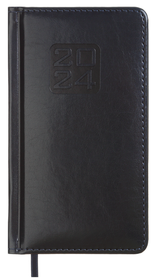 Еженедельник датированный карманный, 2024, Bravo, синий, BM.2893-02