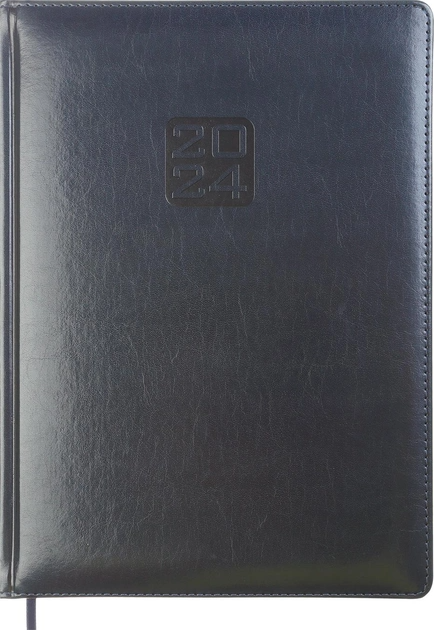Щоденник датований A4, 2024, Bravo, синій, BM.2740-02