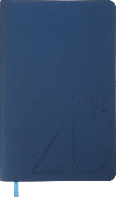 Еженедельник датированный А5, 2024, Steel, темно-синий, BM.2709-03