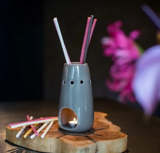 Аромалампа-горелка Scentchips для восковых аромапалочек Cesar, белый, 8240441 1