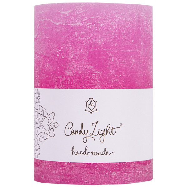 Свеча 7*10 см, розовый, С07*10/1-3.7, Candy Light