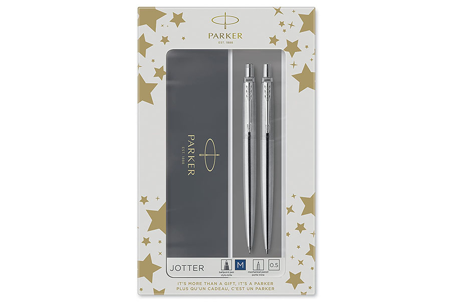 Набір Паркер Jotter сталь кул. + олівецць у подар.упаковці Parker 16 172b23
