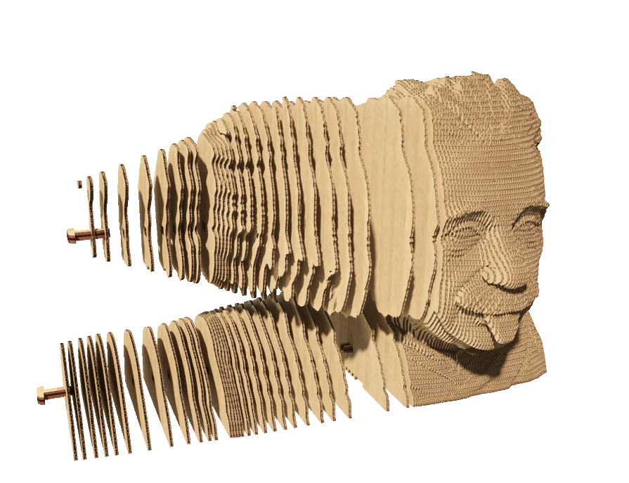 Картонний конструктор "Cartonic 3D Puzzle ALBERT E", CARTMALB 2