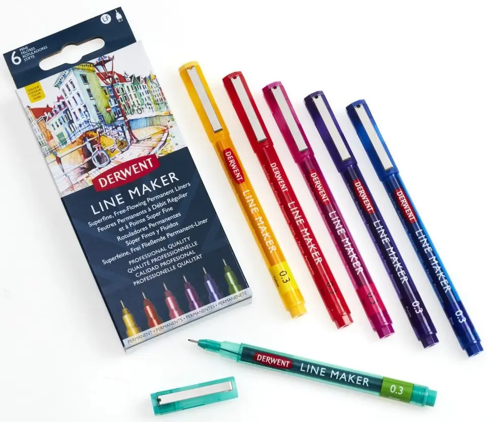 Набір лінерів Line Maker Colour, 6 шт, Colour, 2305576 1