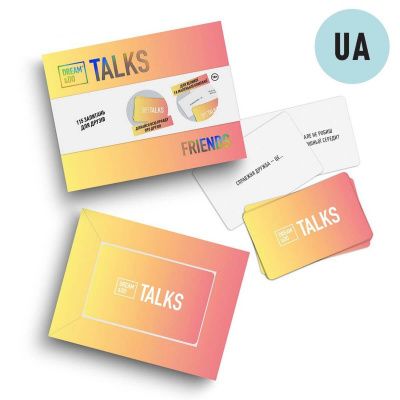 Игра-разговор настольная "Dream&Do Talks - Friends" (укр), ТМ "1Dea.me"