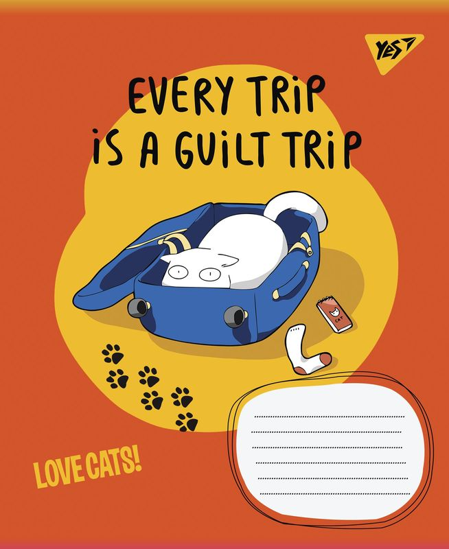 Тетрадь 48 лин. 1В Love cats, 766027 3