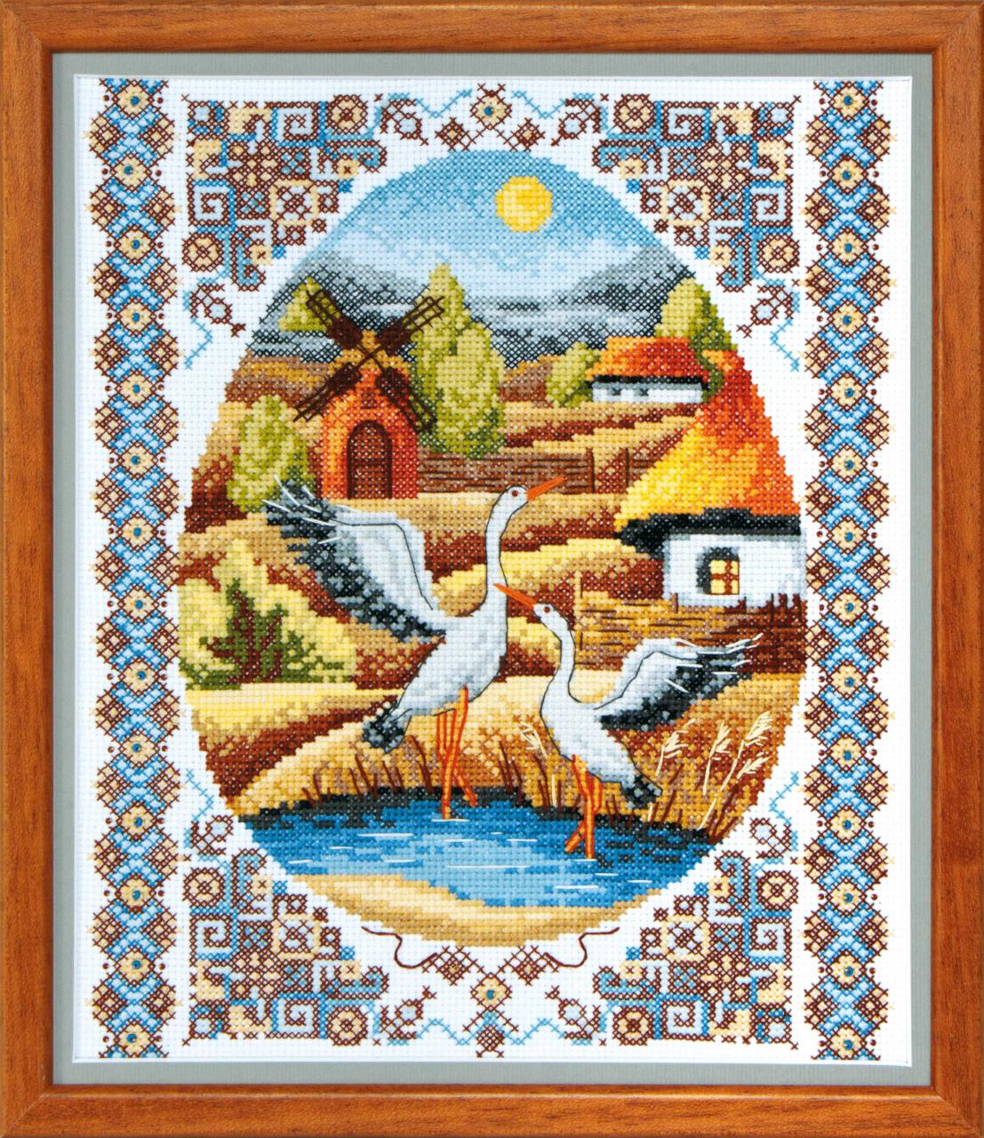 Набор для вышивания Crystal Art ВТ-011 "На заливных лугах" 22*26 см, ТМ "Чаривна мыть"