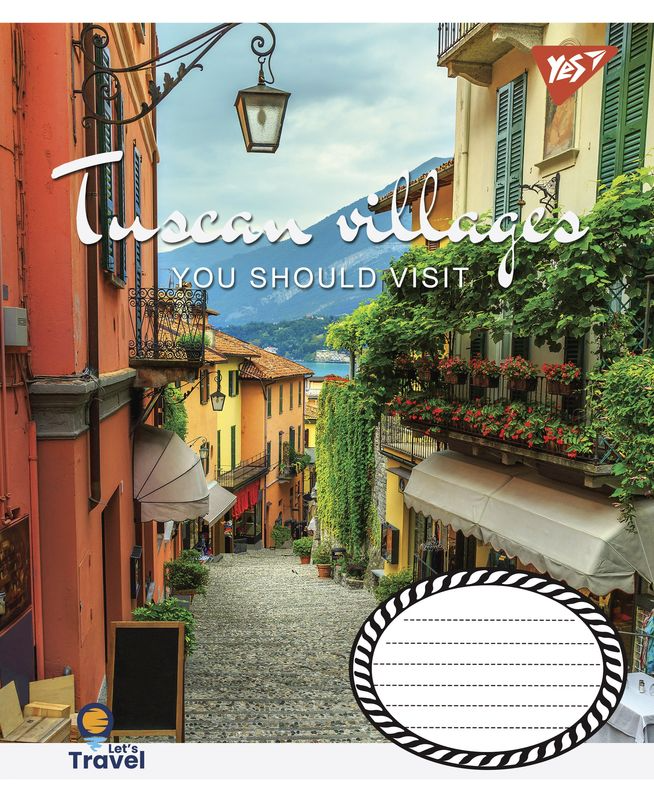 Тетрадь 48 лин. YES Tuscan villages, 766032