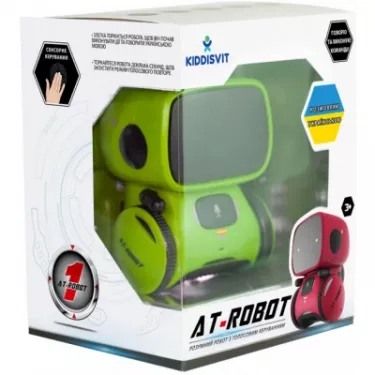 Інтерактивний робот з голосовим керуванням – AT-ROBOT, зелений, AT001-02-UKR 3