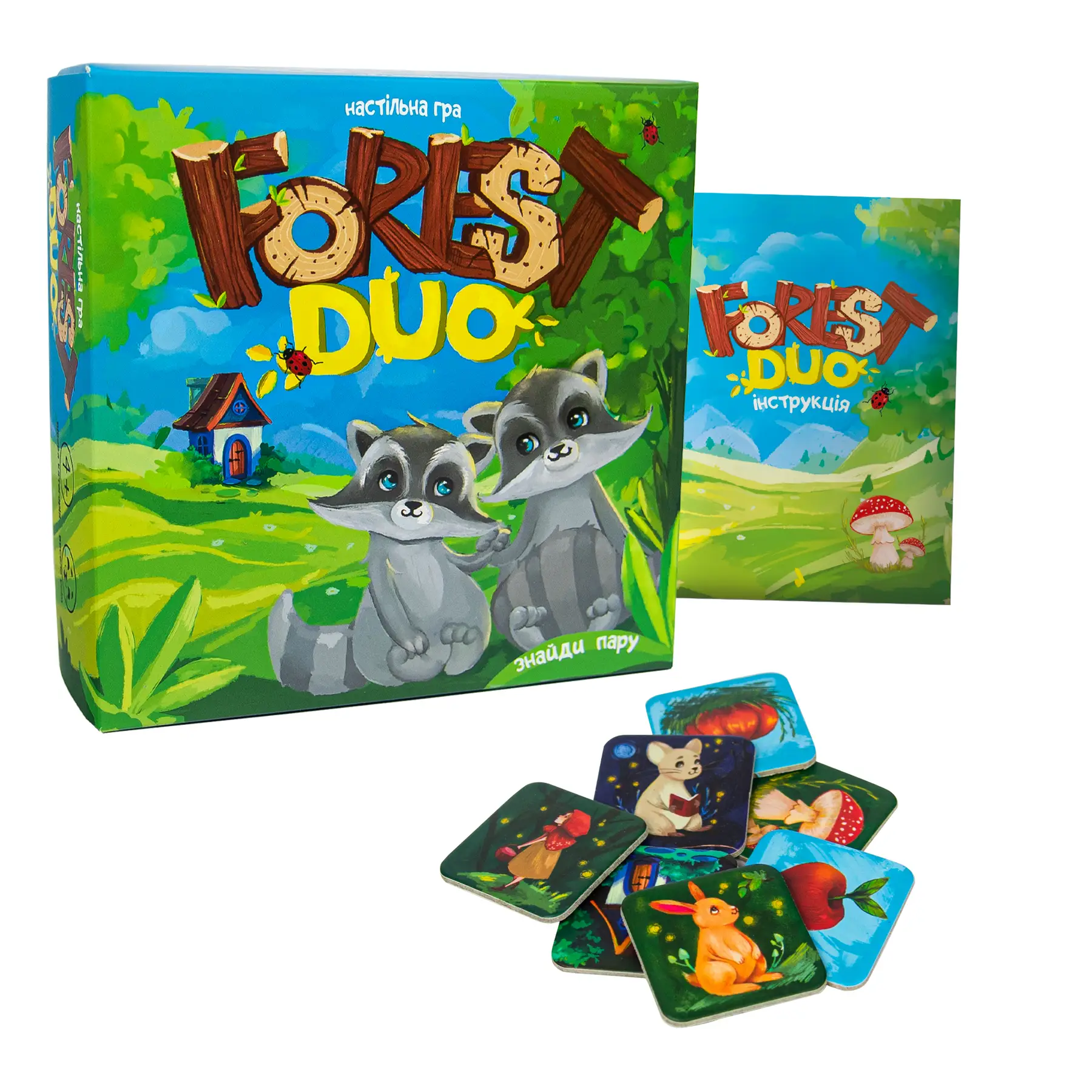 Гра настільна "Forest Duo" (укр) 30867, ТМ "Strateg" 1