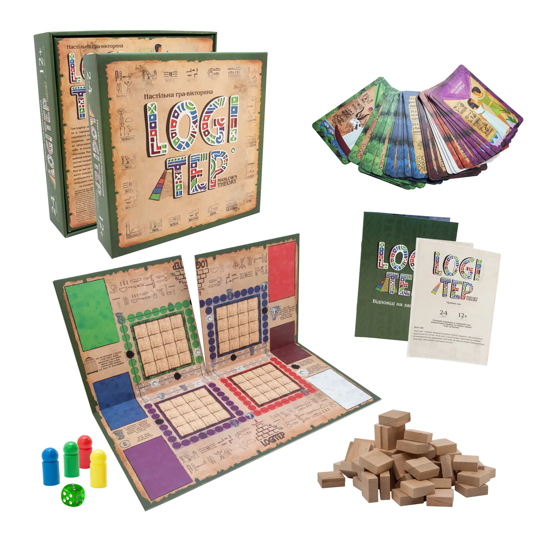Гра настільна "Logi tep" (укр) 30269, ТМ "Strateg" 1