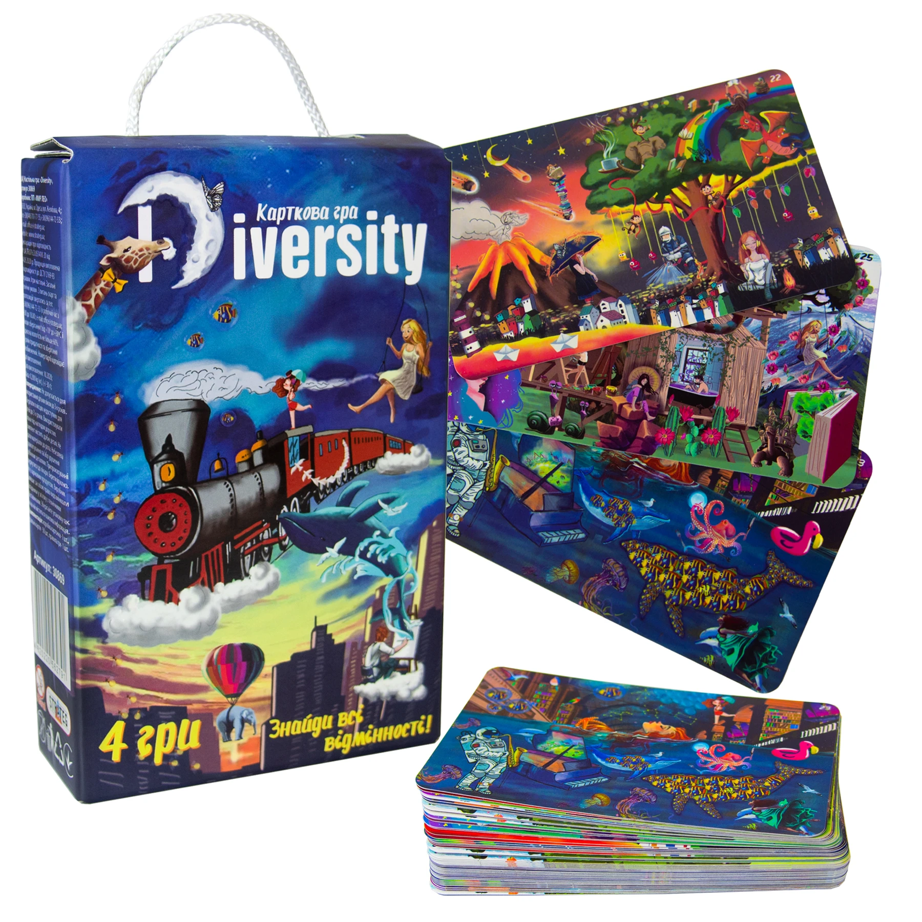 Гра настільна "Diversity" (укр) 30869, ТМ "Strateg" 1