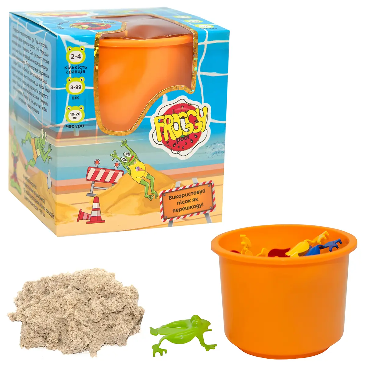 Гра настільна "Froggy Pool" (укр) 30352, ТМ "Strateg" 1